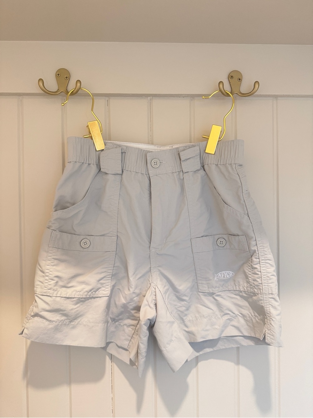 Boys Gray AFTCO Shorts Size 26 (10/12yrs)